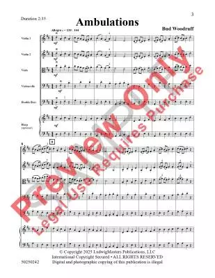 Ambulations - Woodruff - String Orchestra - Gr. 2