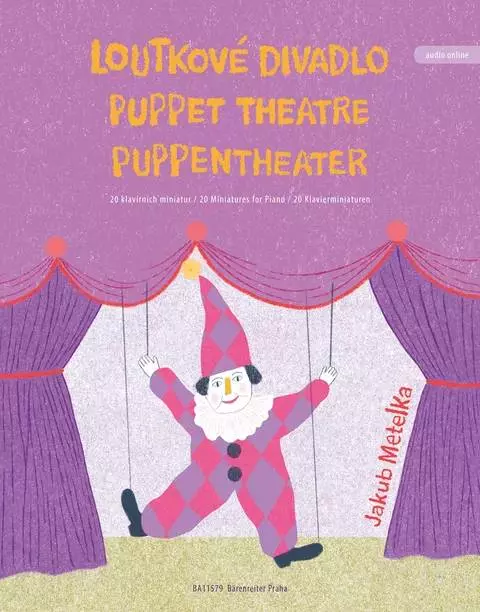 Puppet Theatre: 20 Miniatures - Metelka - Piano - Book/Audio Online