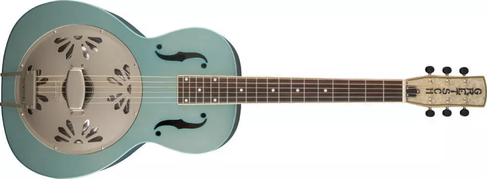 G9202 Honeydipper Special Round Neck Resonator - Delta Blue