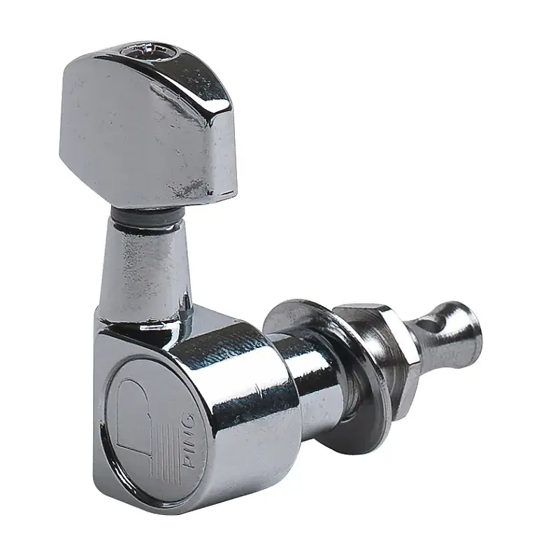 Standard 6-in-line Screwless Mount Sealed Geared Tuners - Chrome