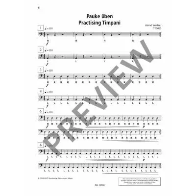Practising Timpani (Revised New Edition) - Weitzel - Timpani - Book