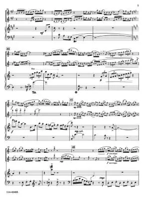 Blue Jacaranda - Dorff - 2 Flutes/Piano