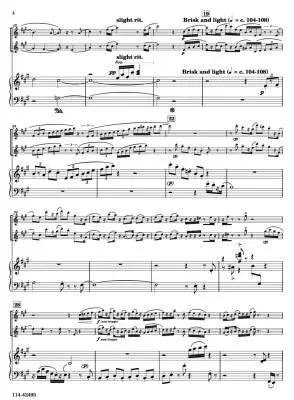 Blue Jacaranda - Dorff - 2 Flutes/Piano