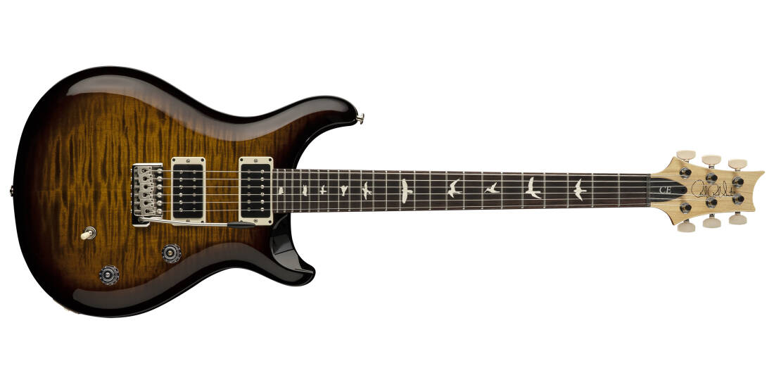 CE24 Electric Guitar with Gig Bag - Black Amber