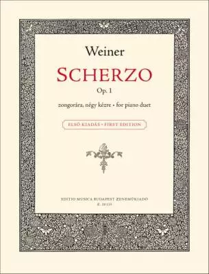 Editio Musica Budapest - Scherzo, Op. 1 - Weiner - 1P4H - Book