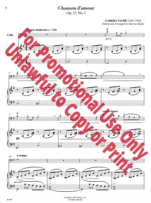 12 Lyrical Classics for Cello - Bailly - Cello/Piano - Book