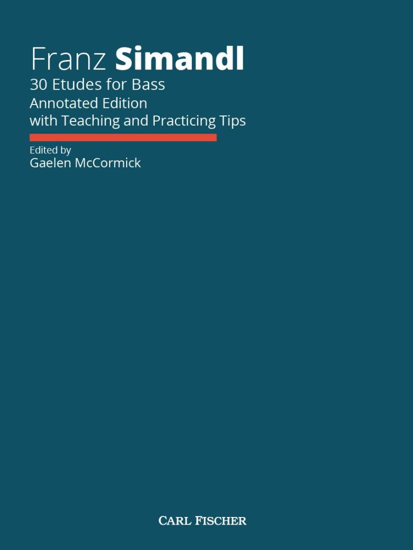30 Etudes for Bass (Annotated Edtion) - Simandl/McCormick - Double Bass - Book