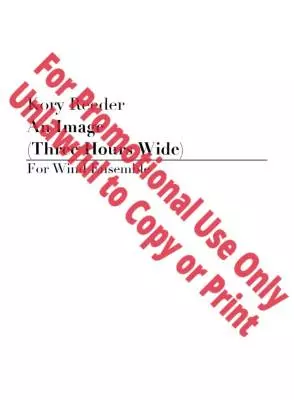 An Image (Three Hours Wide) - Reeder - Concert Band - Gr. 4