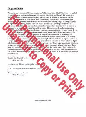 An Image (Three Hours Wide) - Reeder - Concert Band - Gr. 4