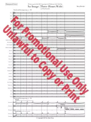 An Image (Three Hours Wide) - Reeder - Concert Band - Gr. 4