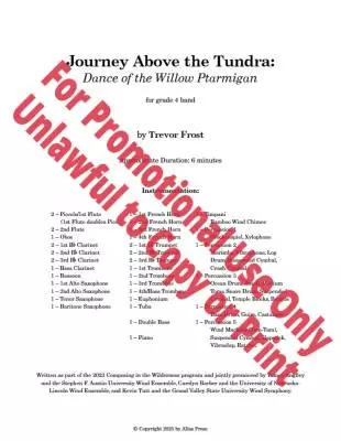 Journey Above the Tundra: Dance of the Willow Ptarmigan  - Frost - Concert Band - Gr. 4