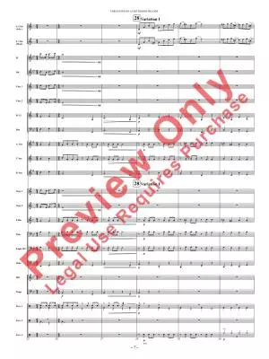 Variation on a Childhood Melody - Taylor - Concert Band - Gr. 2.5
