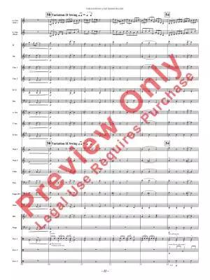 Variation on a Childhood Melody - Taylor - Concert Band - Gr. 2.5
