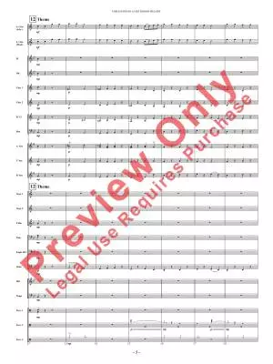 Variation on a Childhood Melody - Taylor - Concert Band - Gr. 2.5
