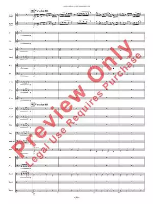 Variation on a Childhood Melody - Taylor - Concert Band - Gr. 2.5