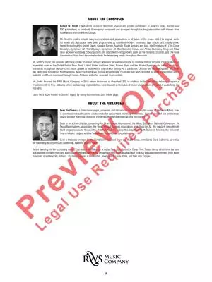 A Simple Song at Sunrise (from \'\'Florida Suite\'\') - Smith/VanDoren - Concert Band - Gr. 3