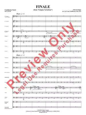 Finale (from \'\'Enigma Variations\'\') - Elgar/VanDoren - Brass Ensemble - Gr. 6
