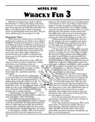 Whacky Fun 3 - Jennings/Riggio/Hitzemann - Teacher\'s Book/Repro Kit/CD - Boomwhackers