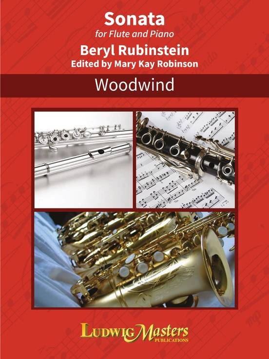 Sonata for Flute and Piano - Rubinstein/Robinson - Flute/Piano - Book