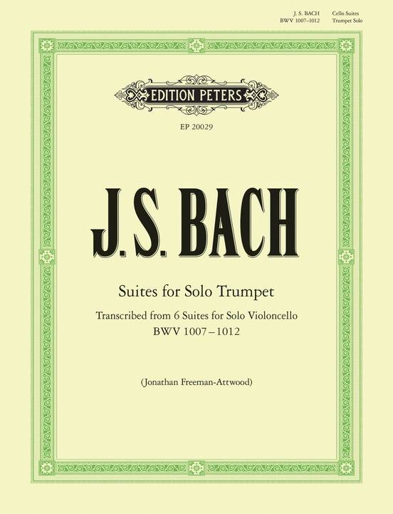 Suites for Solo Trumpet (BWV 1007 - 1012) - Bach/Freeman-Attwood - Trumpet - Book