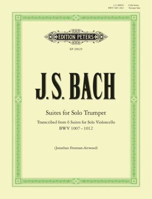 C.F. Peters Corporation - Suites for Solo Trumpet (BWV 1007 - 1012) - Bach/Freeman-Attwood - Trumpet - Book