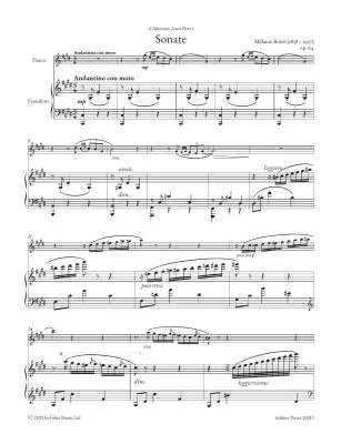 Sonata for Flute and Piano in C-sharp minor Op. 64 - Bonis - Flute/Piano - Book