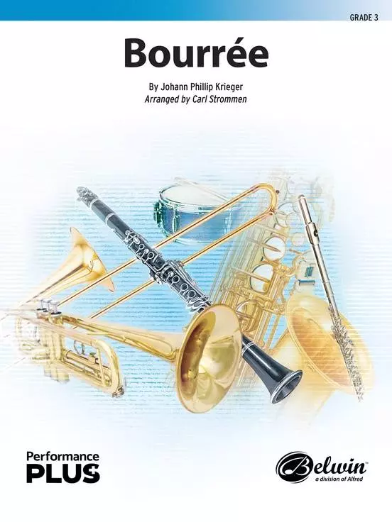 Bourree - Krieger/Strommen - Concert Band - Gr. 3