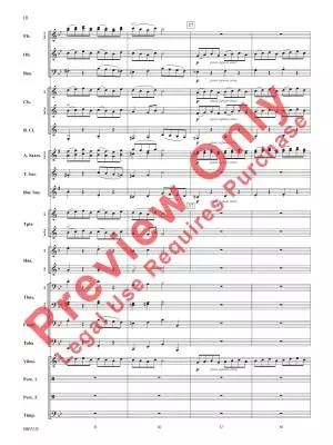 Bourree - Krieger/Strommen - Concert Band - Gr. 3