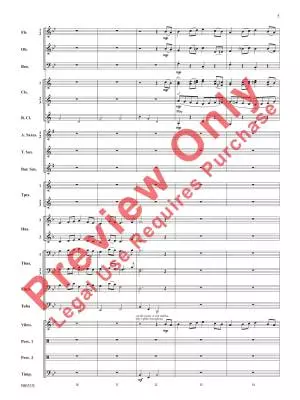 Bourree - Krieger/Strommen - Concert Band - Gr. 3