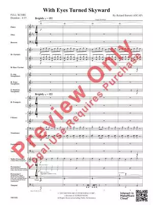 With Eyes Turned Skyward - Barrett - Concert Band - Gr. 3