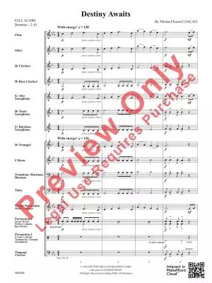 Destiny Awaits - Kamuf - Concert Band - Gr. 1