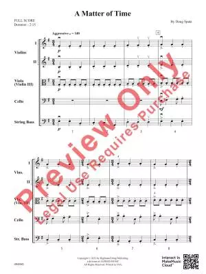 A Matter of Time - Spata - String Orchestra - Gr. 2