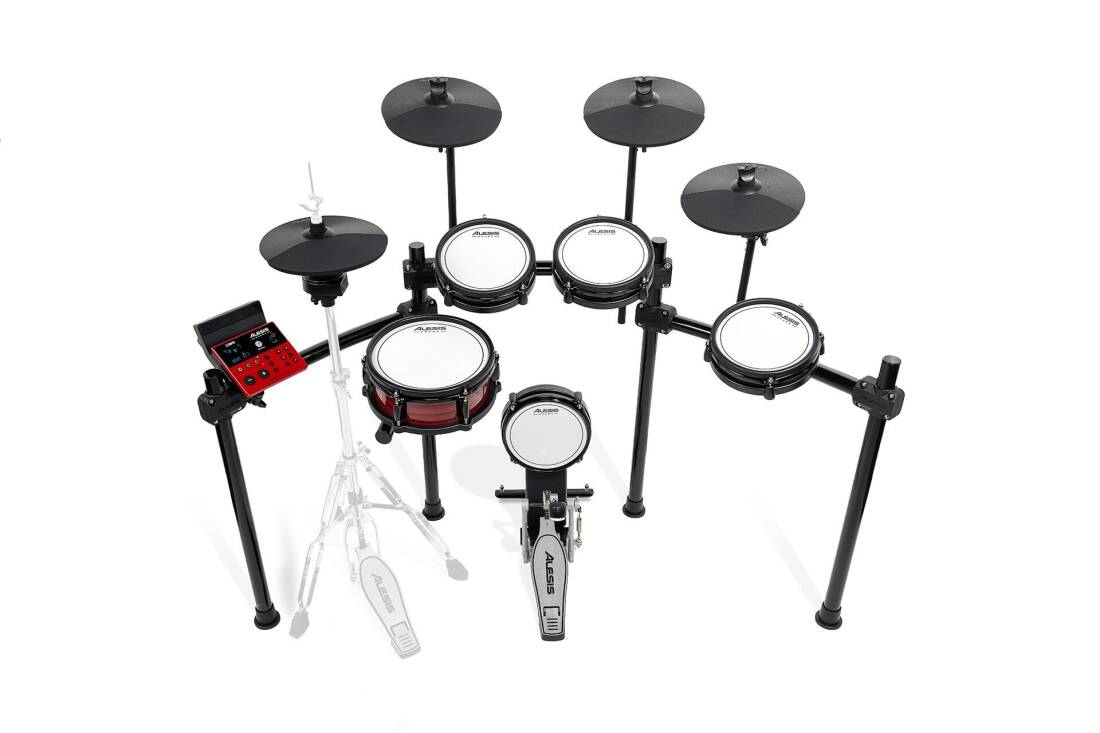 Nitro Ultimate 9-Piece Electronic Drum Kit with Bluetooth