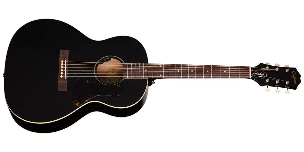 Blues King Studio Acoustic/Electric Guitar with Gigbag - Ebony