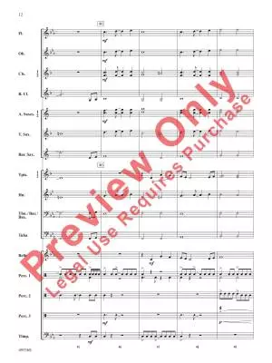 Swords of Glory - Sims - Concert Band - Gr. 1.5