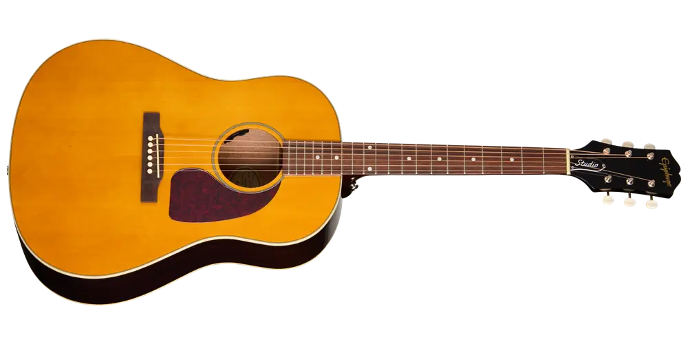 J-45 Studio Acoustic/Electric Guitar with Gigbag - Natural
