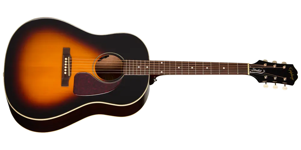 J-45 Studio Acoustic/Electric Guitar with Gigbag - Vintage Sunburst