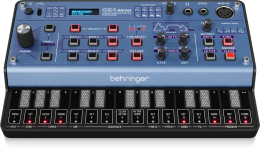CZ-1 MINI Portable 3-Voice Hybrid Phase Distortion Synthesizer