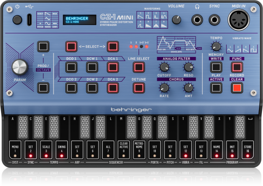 未使用品！Behringer CZ-1 Mini ハイブリッドシンセサイザー Behringer CZ-1 MINI Portable 3-Voice Hybrid Phase Distortion