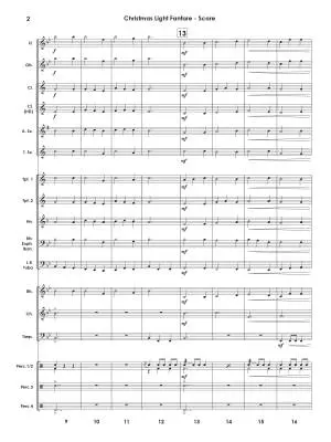 Christmas Light Fanfare  - Standridge - Concert Band - Gr. 1.5