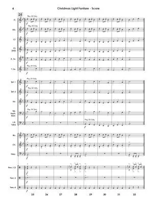 Christmas Light Fanfare  - Standridge - Concert Band - Gr. 1.5