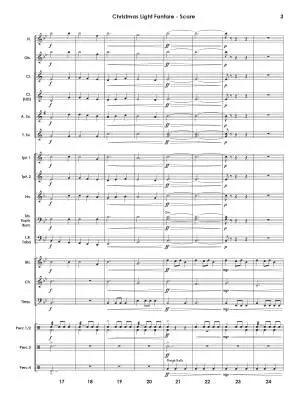 Christmas Light Fanfare  - Standridge - Concert Band - Gr. 1.5