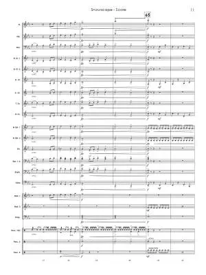Snowscape - Standridge - Concert Band - Gr. 2