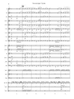 Snowscape - Standridge - Concert Band - Gr. 2