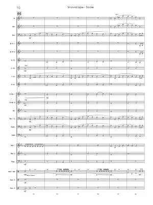 Snowscape - Standridge - Concert Band - Gr. 2