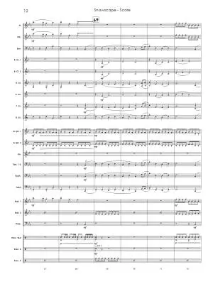 Snowscape - Standridge - Concert Band - Gr. 2