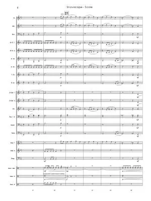 Snowscape - Standridge - Concert Band - Gr. 2