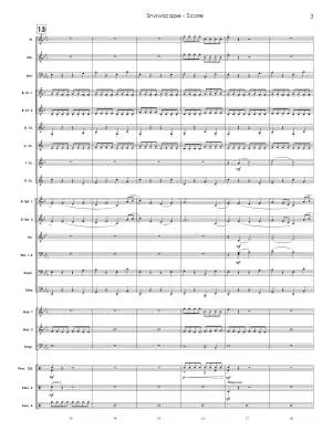 Snowscape - Standridge - Concert Band - Gr. 2