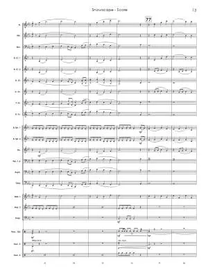 Snowscape - Standridge - Concert Band - Gr. 2