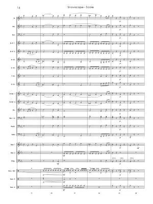 Snowscape - Standridge - Concert Band - Gr. 2